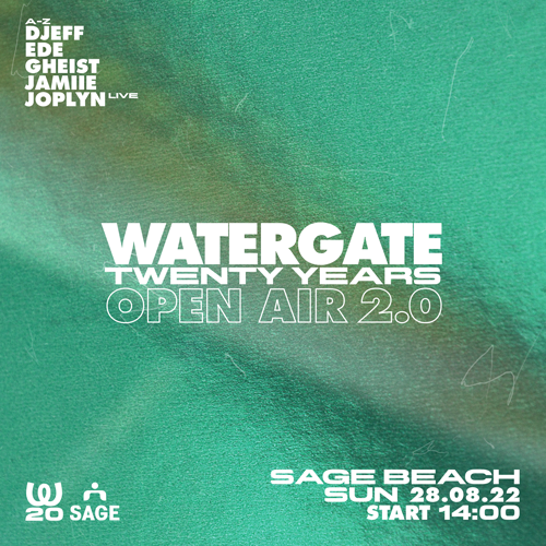 WATERGATE 20 YEARS OPEN AIR 2.0