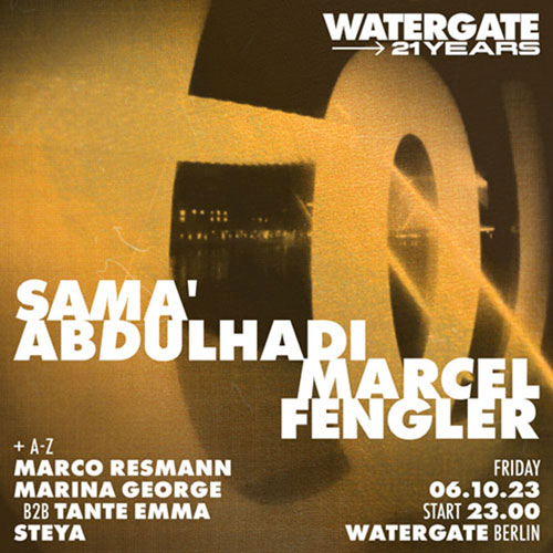 W21 YEARS PRESENTS: SAMA' ABDULHADI & MARCEL FENGLER