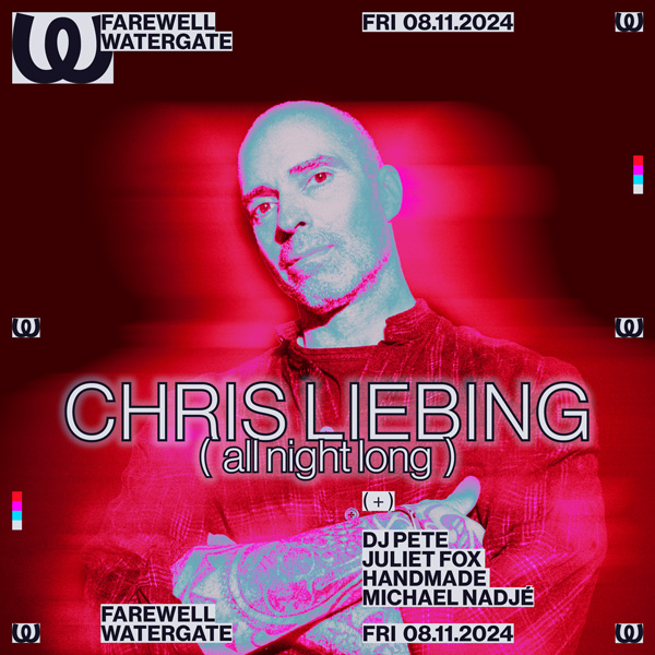 FAREWELL: Chris Liebing